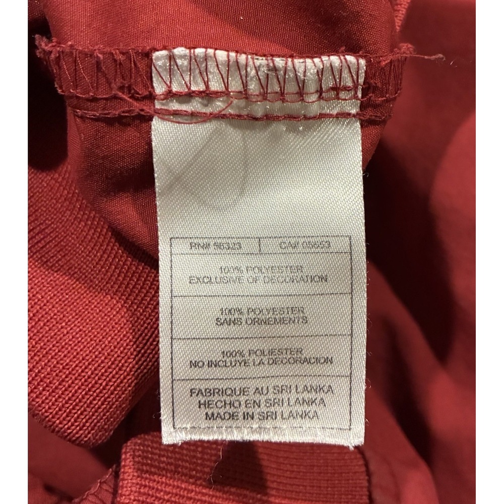 Nike Team Indiana Hoosiers Pullover Windbreaker Jacket Red XXL Center Swoosh - Picture 9 of 9